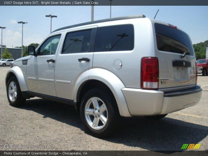 Bright Silver Metallic / Dark Slate Gray 2007 Dodge Nitro SXT