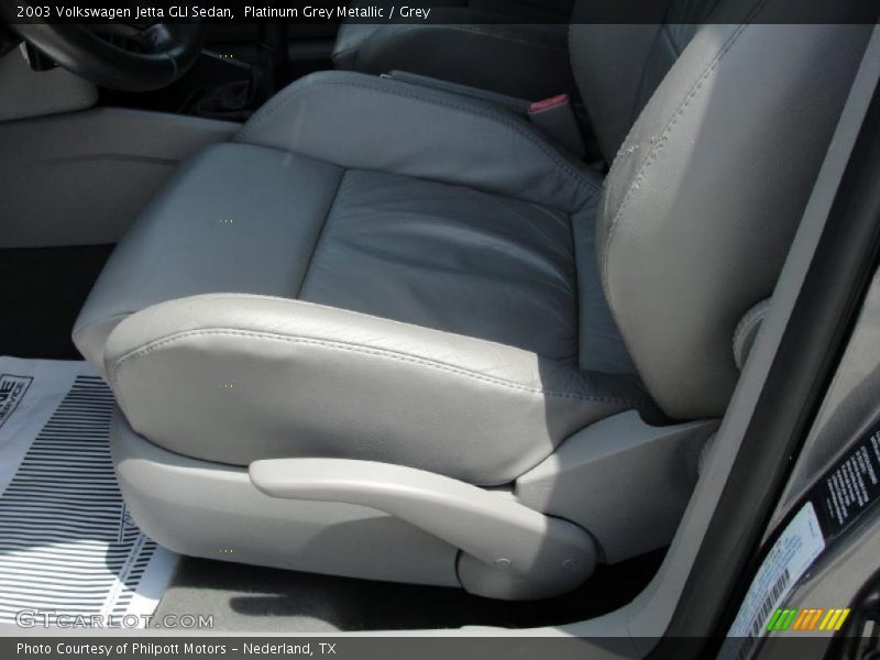 Platinum Grey Metallic / Grey 2003 Volkswagen Jetta GLI Sedan