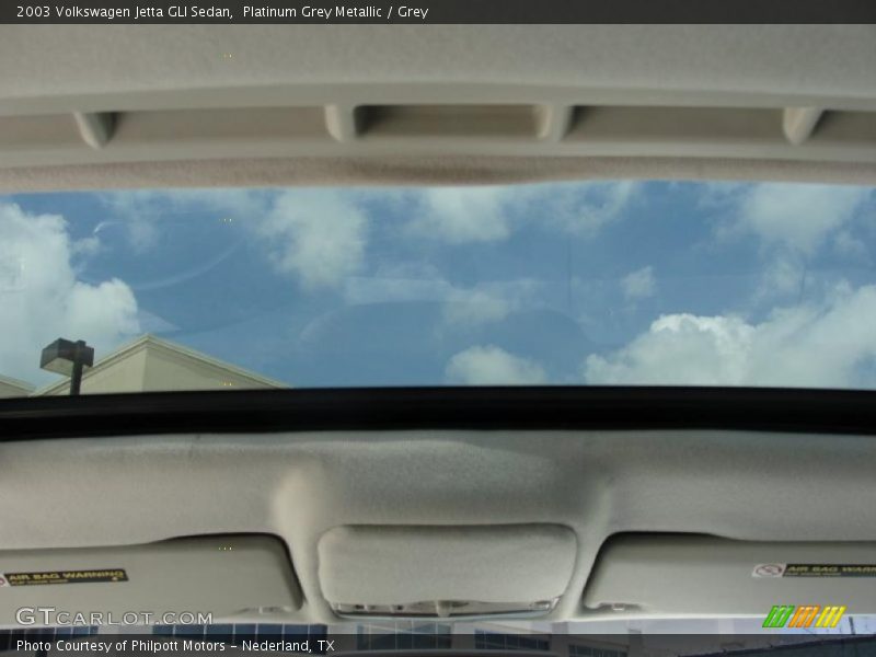 Platinum Grey Metallic / Grey 2003 Volkswagen Jetta GLI Sedan