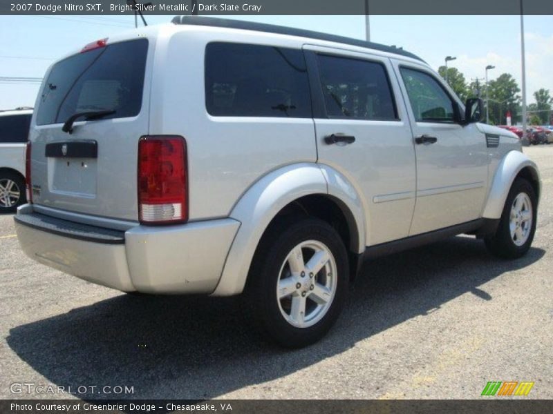 Bright Silver Metallic / Dark Slate Gray 2007 Dodge Nitro SXT