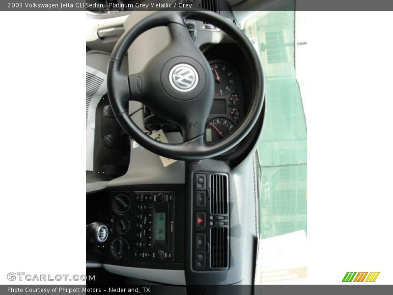Platinum Grey Metallic / Grey 2003 Volkswagen Jetta GLI Sedan