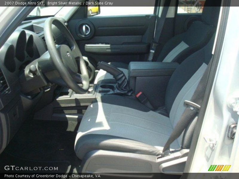 Bright Silver Metallic / Dark Slate Gray 2007 Dodge Nitro SXT