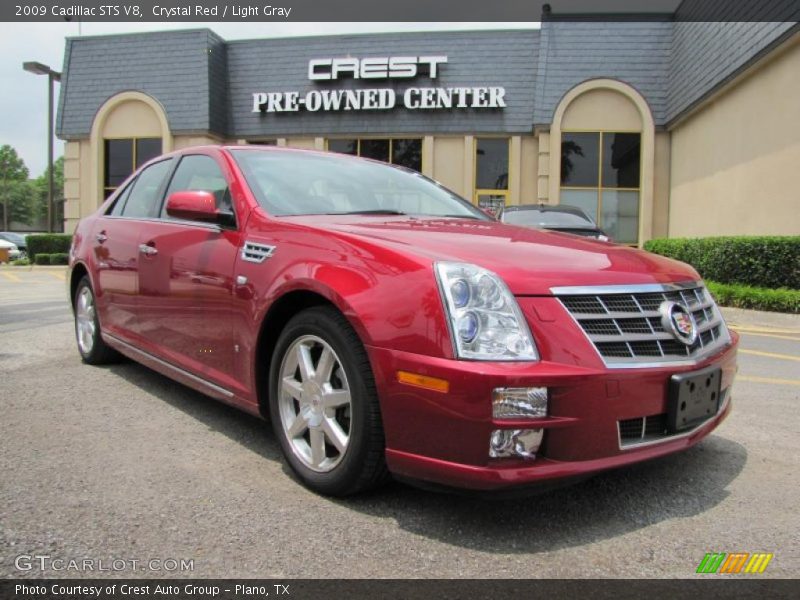 Crystal Red / Light Gray 2009 Cadillac STS V8