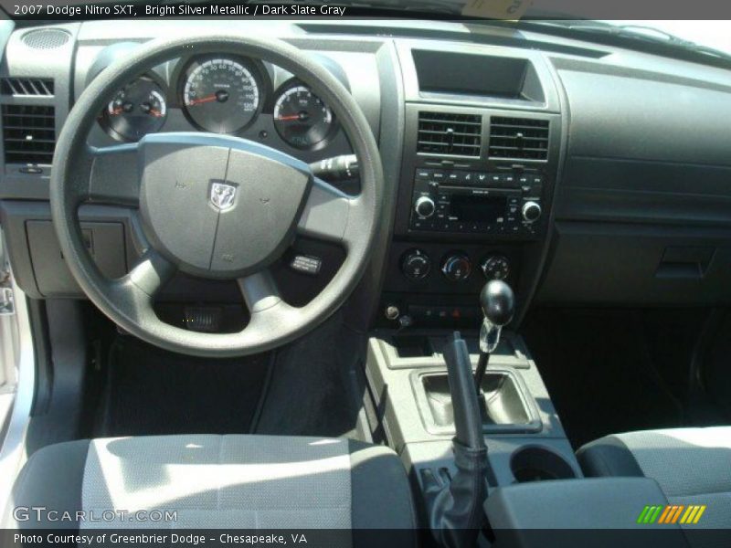 Bright Silver Metallic / Dark Slate Gray 2007 Dodge Nitro SXT