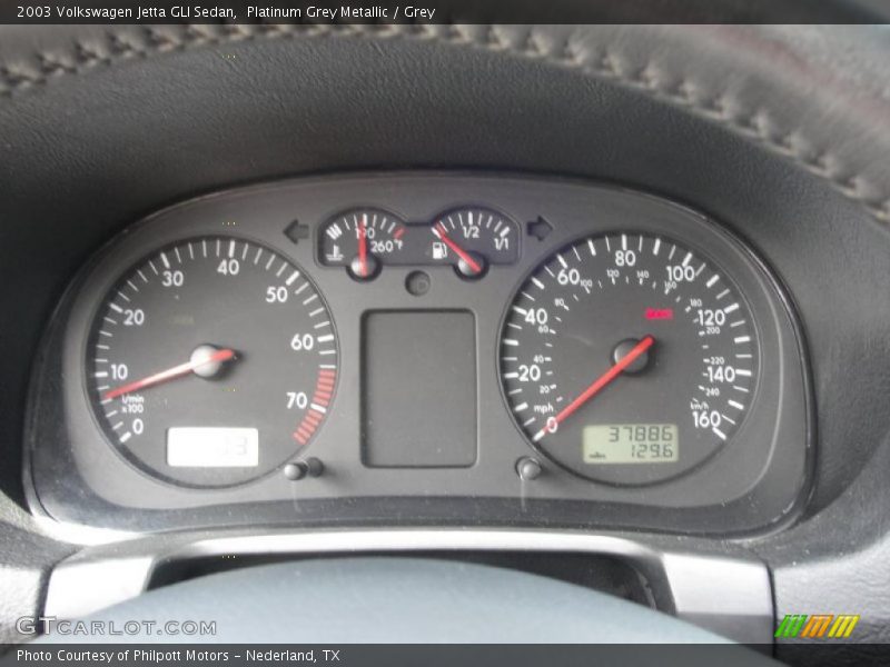Platinum Grey Metallic / Grey 2003 Volkswagen Jetta GLI Sedan
