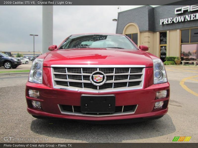 Crystal Red / Light Gray 2009 Cadillac STS V8