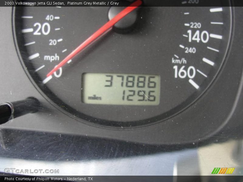 Platinum Grey Metallic / Grey 2003 Volkswagen Jetta GLI Sedan