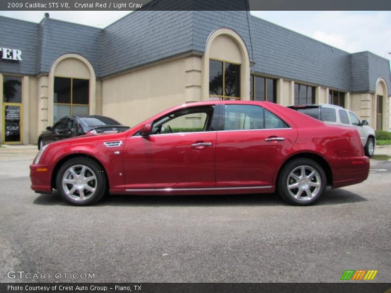 Crystal Red / Light Gray 2009 Cadillac STS V8