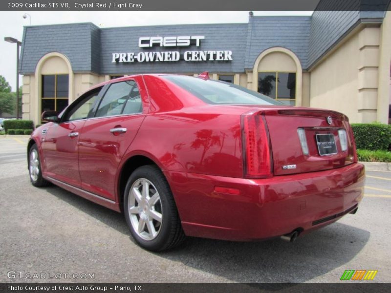 Crystal Red / Light Gray 2009 Cadillac STS V8