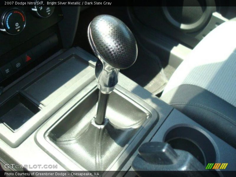 Bright Silver Metallic / Dark Slate Gray 2007 Dodge Nitro SXT
