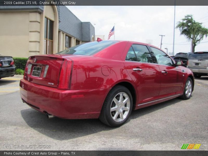 Crystal Red / Light Gray 2009 Cadillac STS V8