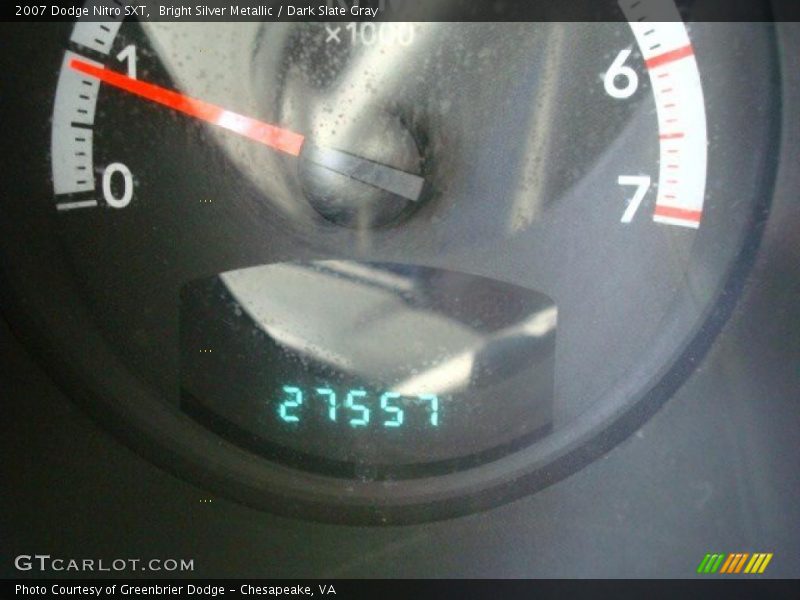 Bright Silver Metallic / Dark Slate Gray 2007 Dodge Nitro SXT
