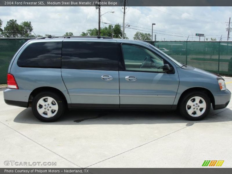 Medium Steel Blue Metallic / Pebble Beige 2004 Ford Freestar SES
