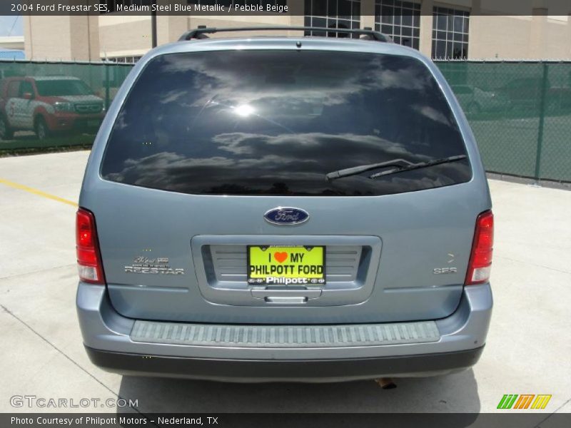 Medium Steel Blue Metallic / Pebble Beige 2004 Ford Freestar SES