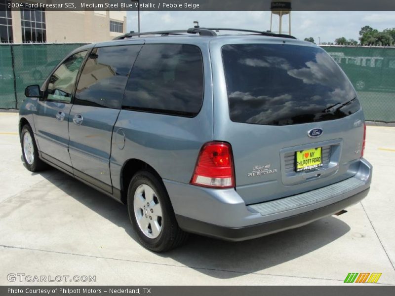 Medium Steel Blue Metallic / Pebble Beige 2004 Ford Freestar SES