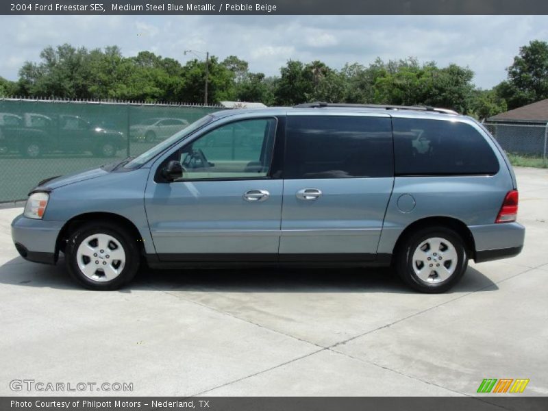 Medium Steel Blue Metallic / Pebble Beige 2004 Ford Freestar SES