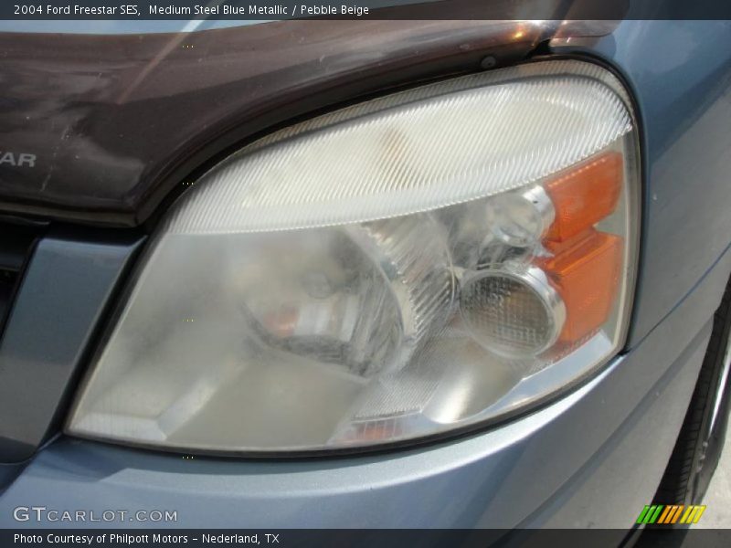 Medium Steel Blue Metallic / Pebble Beige 2004 Ford Freestar SES