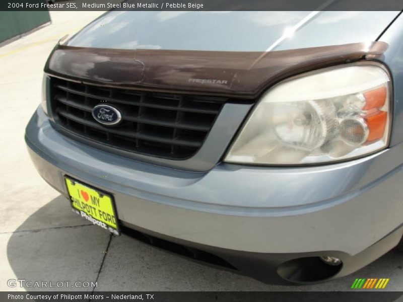 Medium Steel Blue Metallic / Pebble Beige 2004 Ford Freestar SES