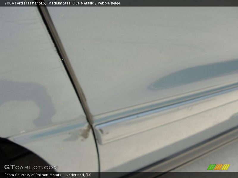 Medium Steel Blue Metallic / Pebble Beige 2004 Ford Freestar SES