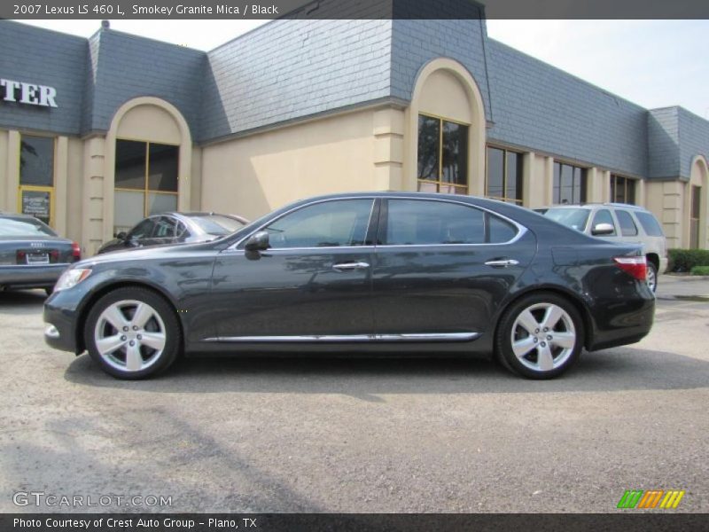 Smokey Granite Mica / Black 2007 Lexus LS 460 L