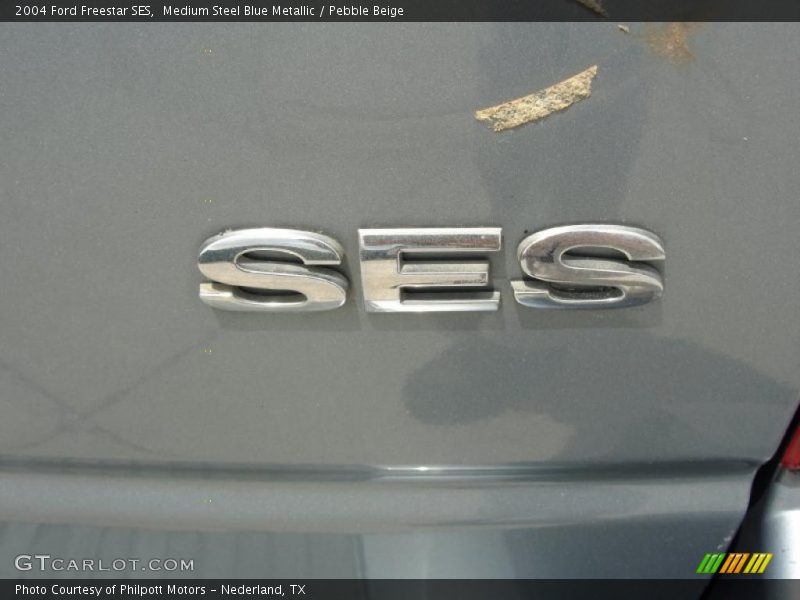 Medium Steel Blue Metallic / Pebble Beige 2004 Ford Freestar SES