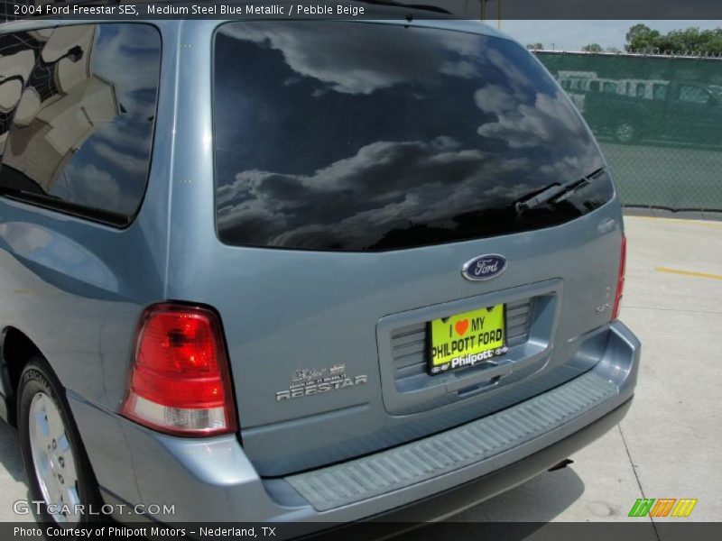 Medium Steel Blue Metallic / Pebble Beige 2004 Ford Freestar SES