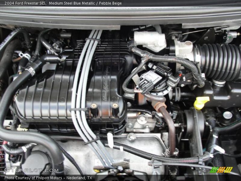 Medium Steel Blue Metallic / Pebble Beige 2004 Ford Freestar SES