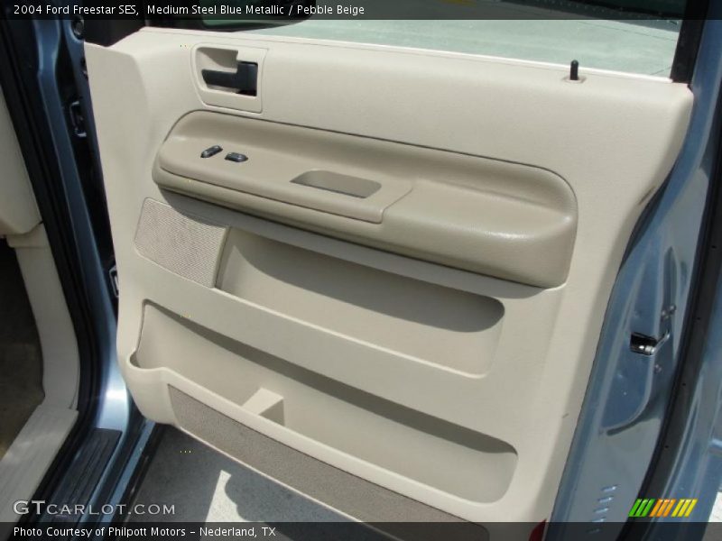 Medium Steel Blue Metallic / Pebble Beige 2004 Ford Freestar SES