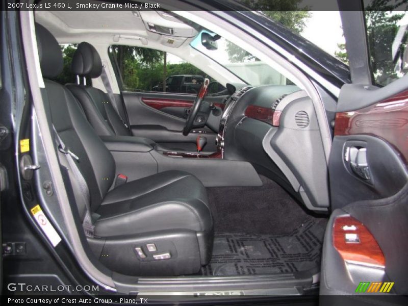 Smokey Granite Mica / Black 2007 Lexus LS 460 L