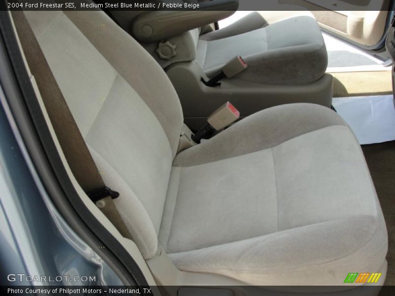 Medium Steel Blue Metallic / Pebble Beige 2004 Ford Freestar SES