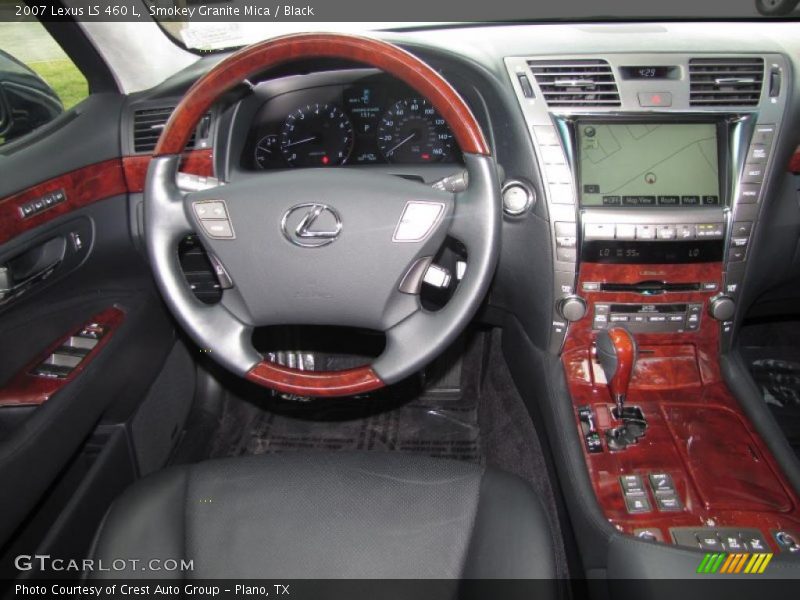 Smokey Granite Mica / Black 2007 Lexus LS 460 L