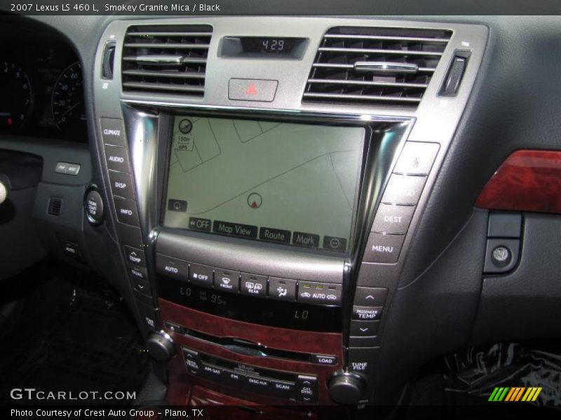 Smokey Granite Mica / Black 2007 Lexus LS 460 L