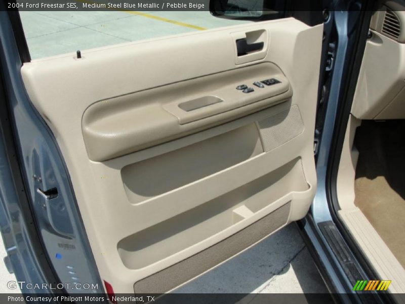 Medium Steel Blue Metallic / Pebble Beige 2004 Ford Freestar SES