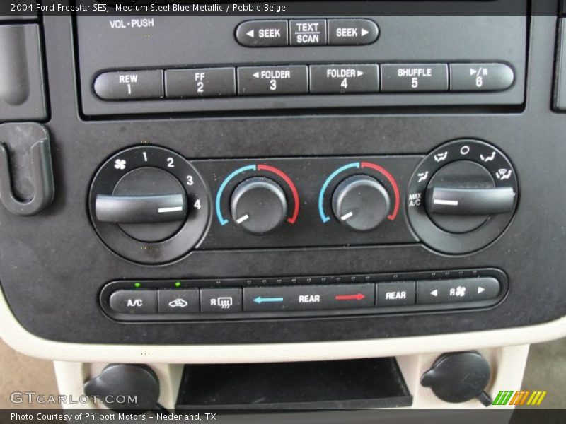 Medium Steel Blue Metallic / Pebble Beige 2004 Ford Freestar SES