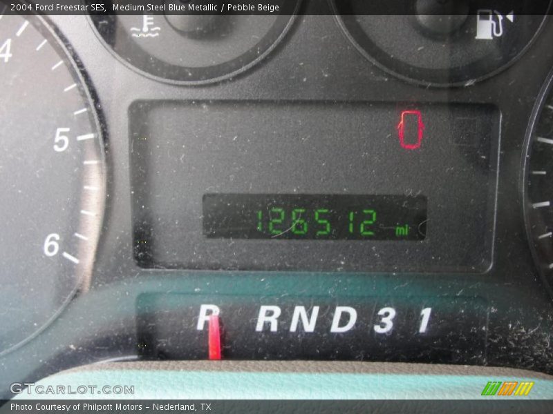 Medium Steel Blue Metallic / Pebble Beige 2004 Ford Freestar SES