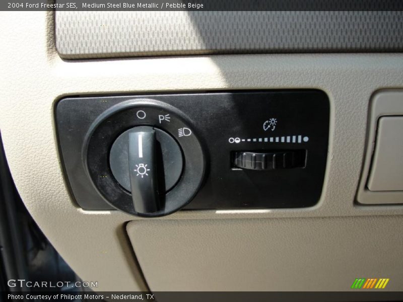 Medium Steel Blue Metallic / Pebble Beige 2004 Ford Freestar SES