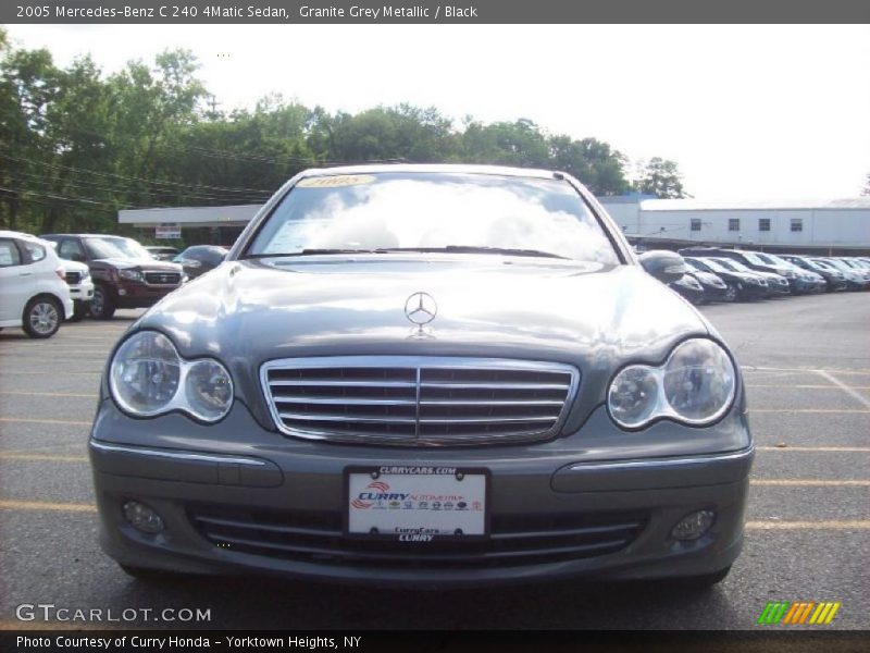 Granite Grey Metallic / Black 2005 Mercedes-Benz C 240 4Matic Sedan