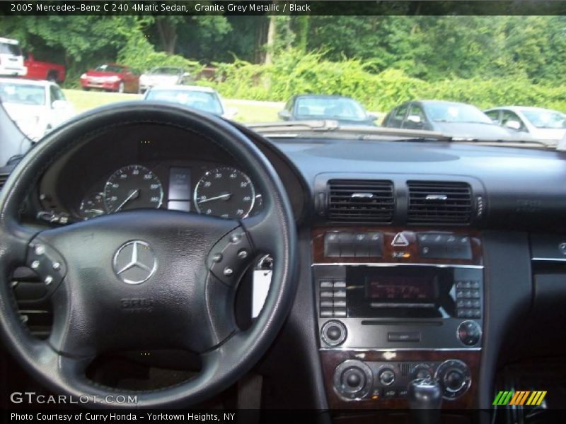 Granite Grey Metallic / Black 2005 Mercedes-Benz C 240 4Matic Sedan