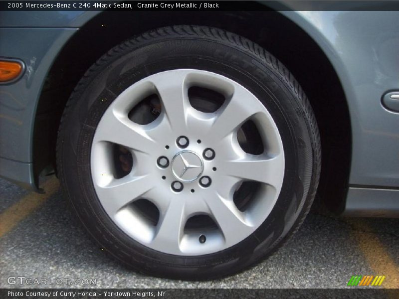 Granite Grey Metallic / Black 2005 Mercedes-Benz C 240 4Matic Sedan