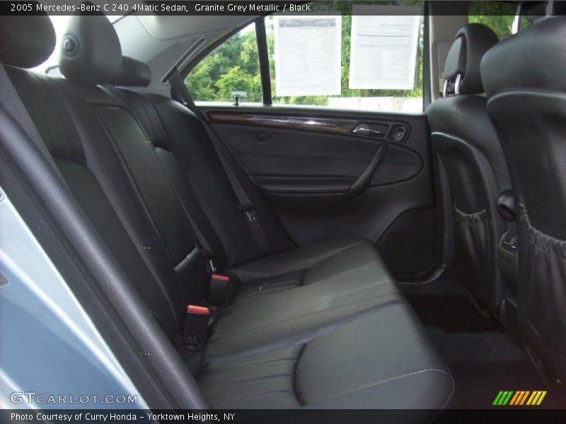 Granite Grey Metallic / Black 2005 Mercedes-Benz C 240 4Matic Sedan