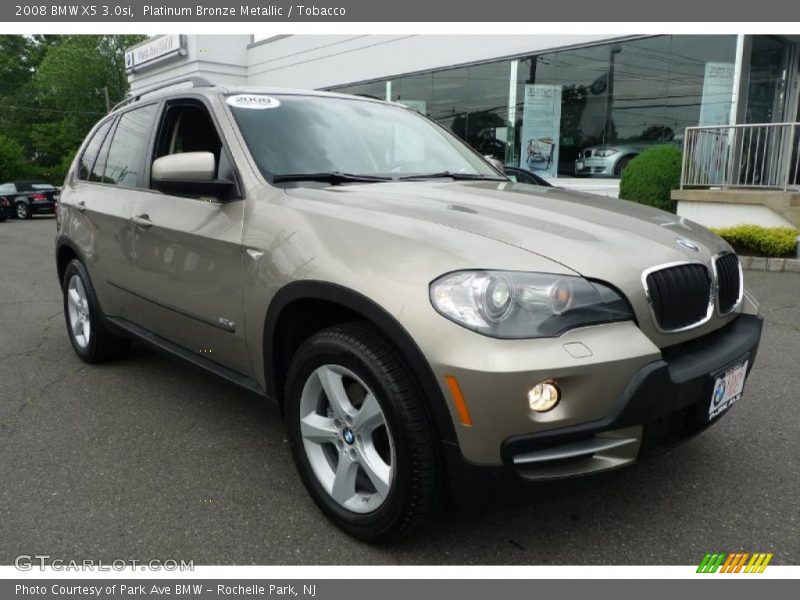 Platinum Bronze Metallic / Tobacco 2008 BMW X5 3.0si