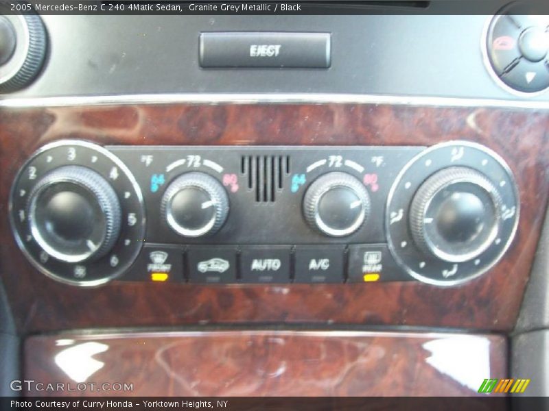 Granite Grey Metallic / Black 2005 Mercedes-Benz C 240 4Matic Sedan