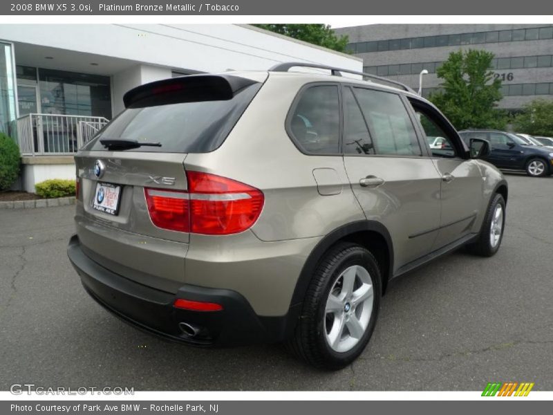 Platinum Bronze Metallic / Tobacco 2008 BMW X5 3.0si