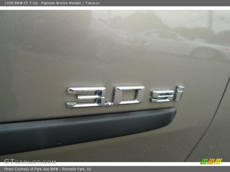 Platinum Bronze Metallic / Tobacco 2008 BMW X5 3.0si