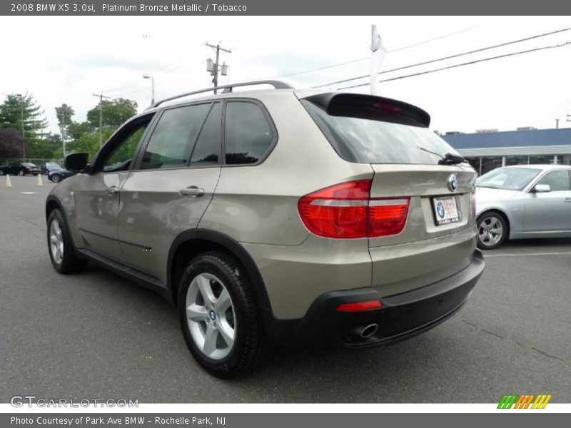 Platinum Bronze Metallic / Tobacco 2008 BMW X5 3.0si