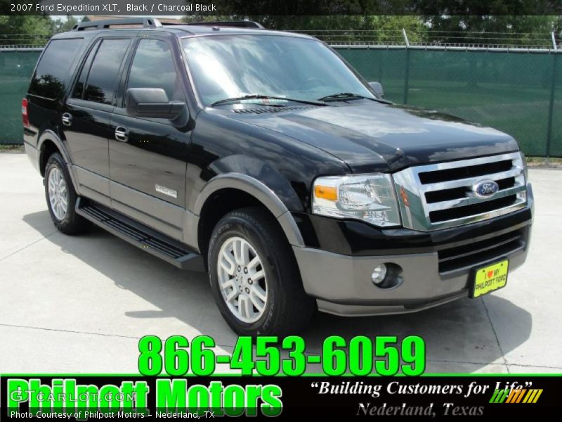 Black / Charcoal Black 2007 Ford Expedition XLT