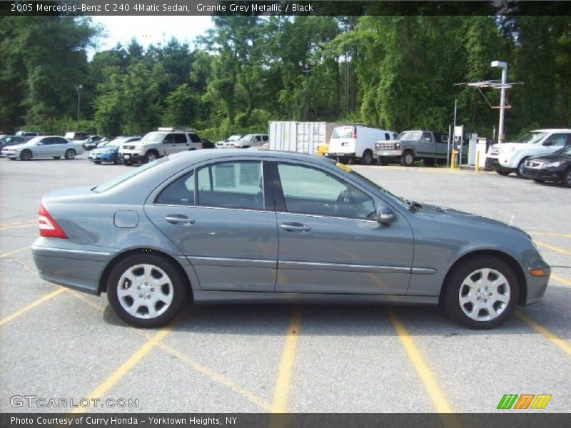 Granite Grey Metallic / Black 2005 Mercedes-Benz C 240 4Matic Sedan