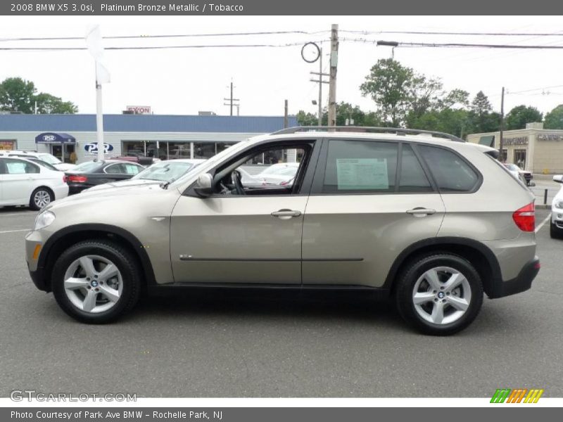 Platinum Bronze Metallic / Tobacco 2008 BMW X5 3.0si