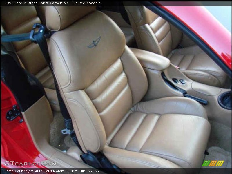 Rio Red / Saddle 1994 Ford Mustang Cobra Convertible