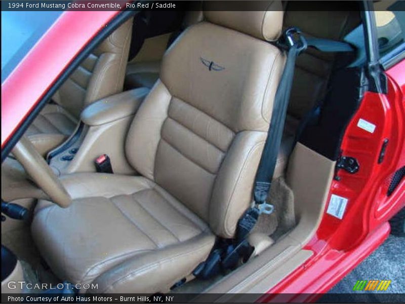 Rio Red / Saddle 1994 Ford Mustang Cobra Convertible